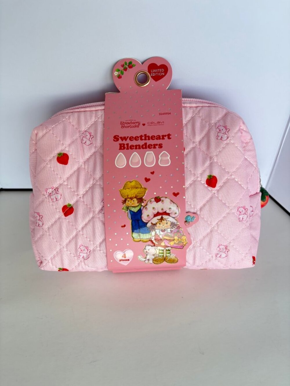 Strawberry Shortcake Celavi Sweetheart Blenders Set 4 Pc Pouch Limited Edition
